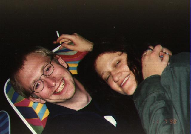 Burn und Katrin in den Flitterwochen
